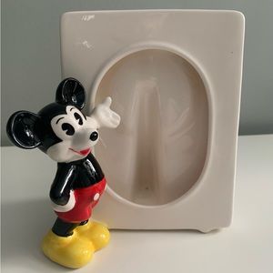 Vintage 3 D Disney Mickey Mouse porcelain picture frame